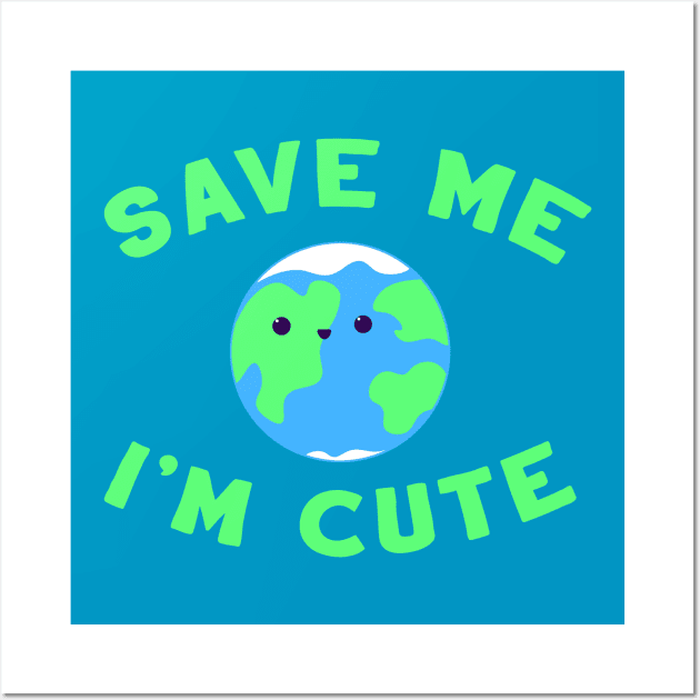 Save Me I'm Cute Wall Art by lulubee